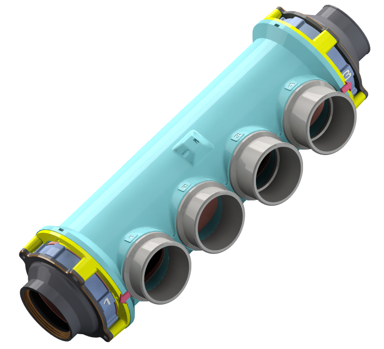 Rotor Blast Gate InPipe Saug-Keule