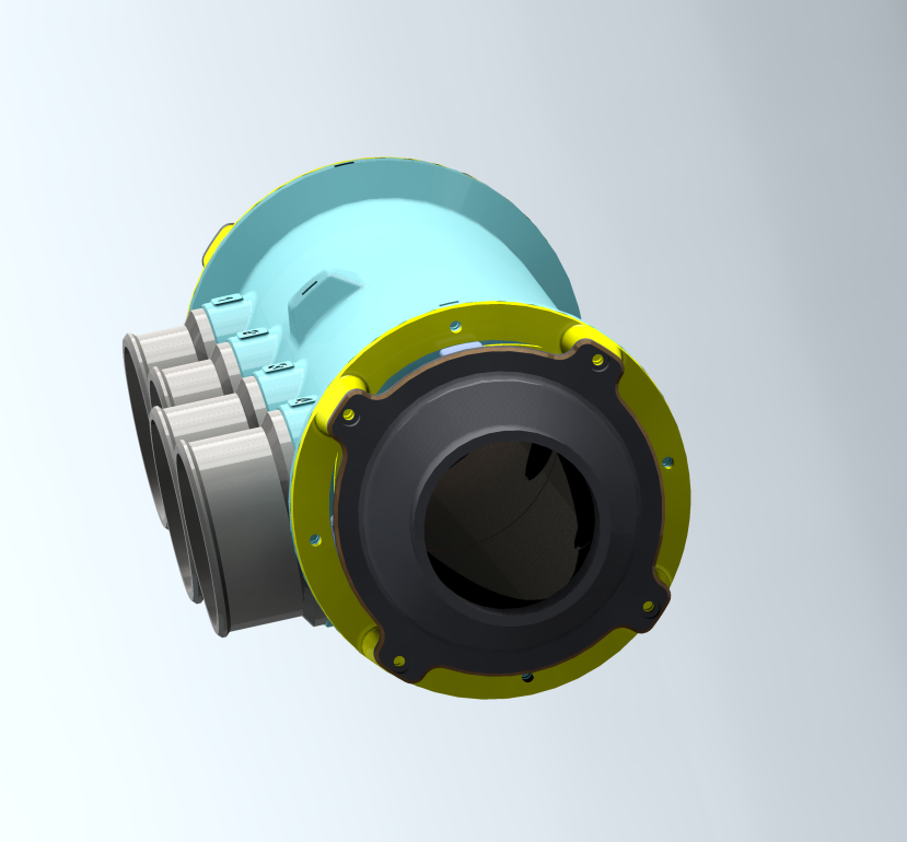 Rotor Blast Gate InPipe Saug-Keule